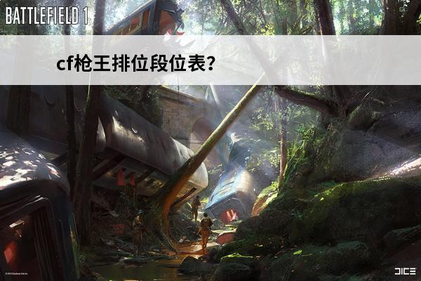 cf枪王排位段位表？(cf枪王排位段位表解析最新)