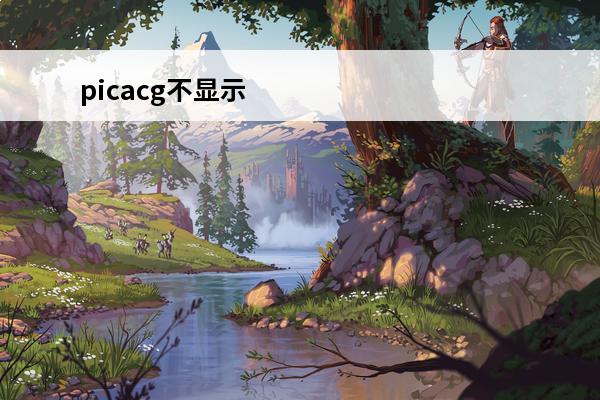 picacg不显示 picacg显示玩坏了注册