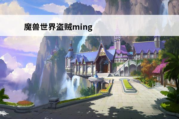 魔兽世界盗贼ming