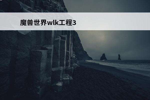 魔兽世界wlk工程3