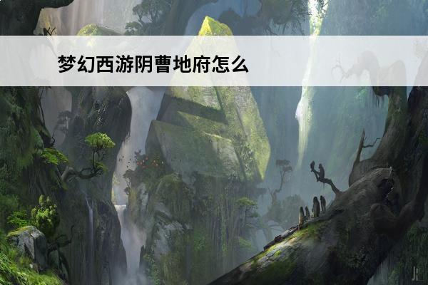 梦幻西游阴曹地府怎么