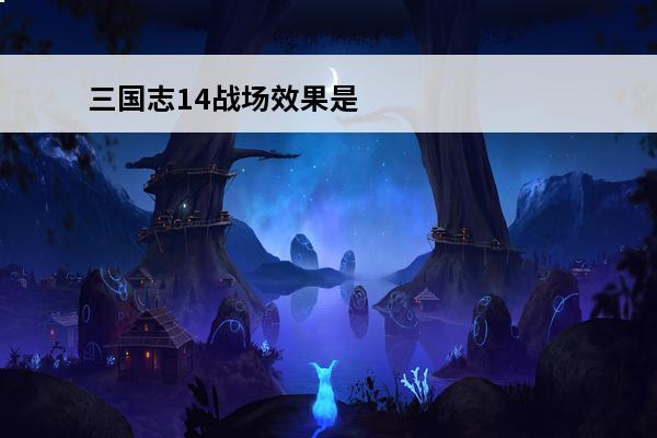 三国志14战场效果是什么(三国志14辅佐效果)