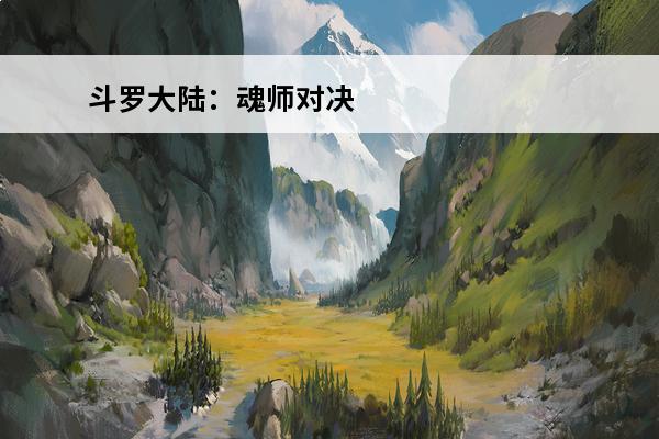 斗罗大陆：魂师对决 